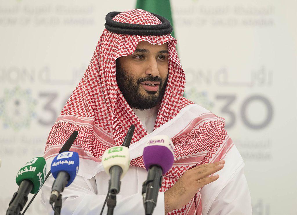 Deputy Crown Prince of Saudi Arabia Mohammad bin Salman Al Saud press conference in Riyadh