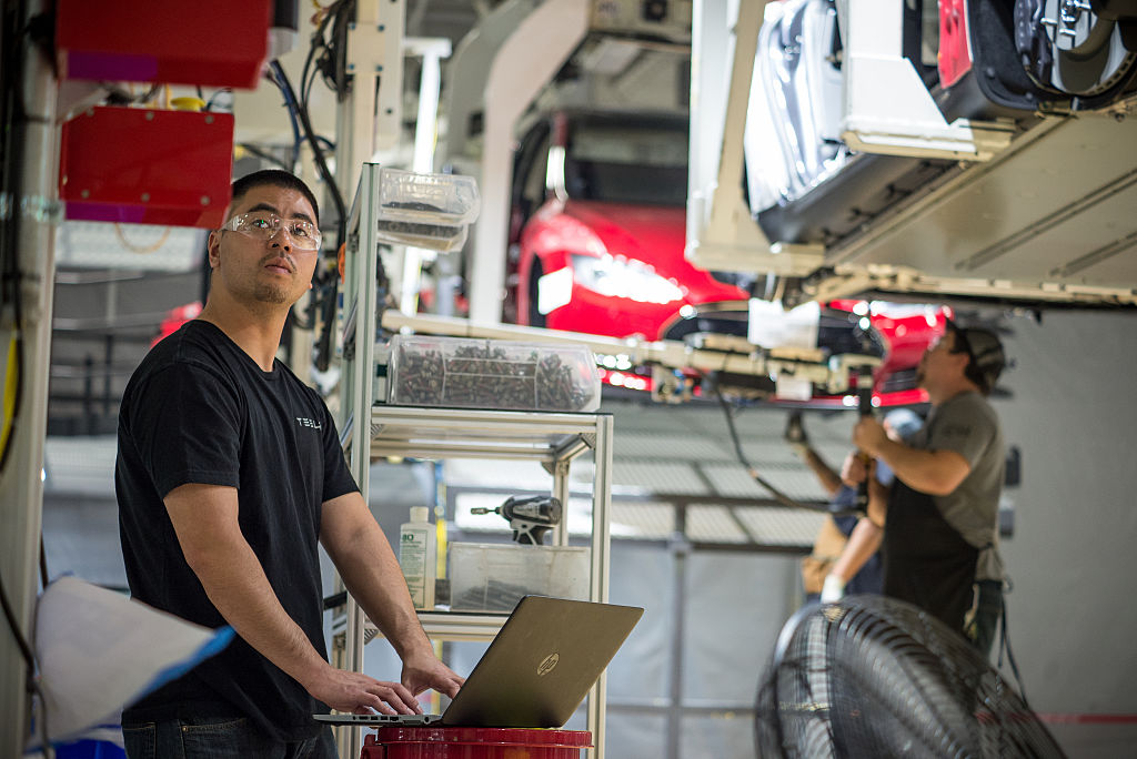 Tesla Car Factory Fremont, California