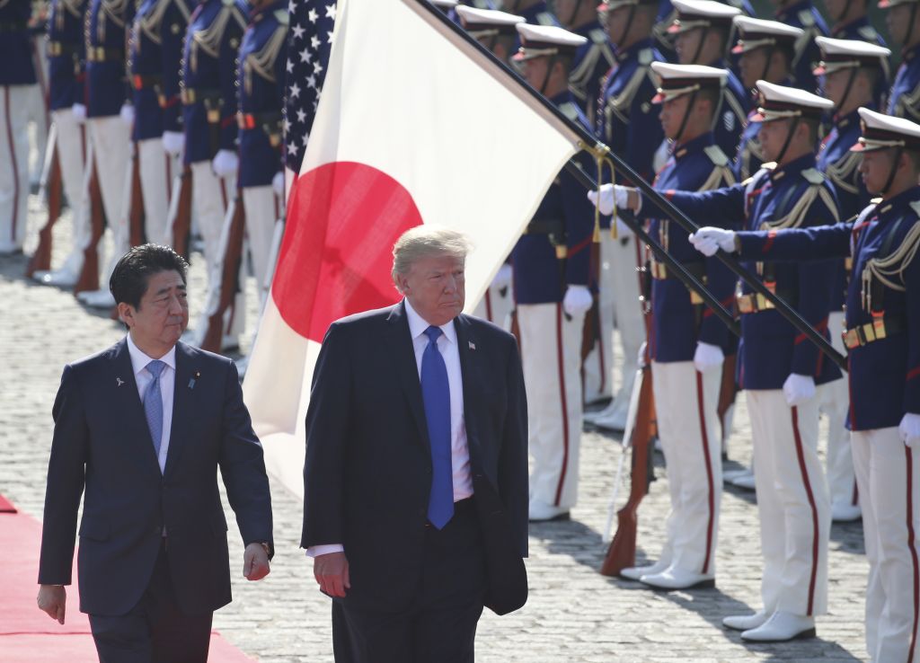U.S. President Donald Trump's Second Day In Japan