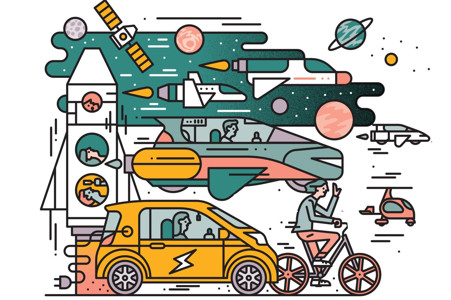 Flying Cars, Bike Share, and Space Tourism: How You’ll Be Traveling in 2018