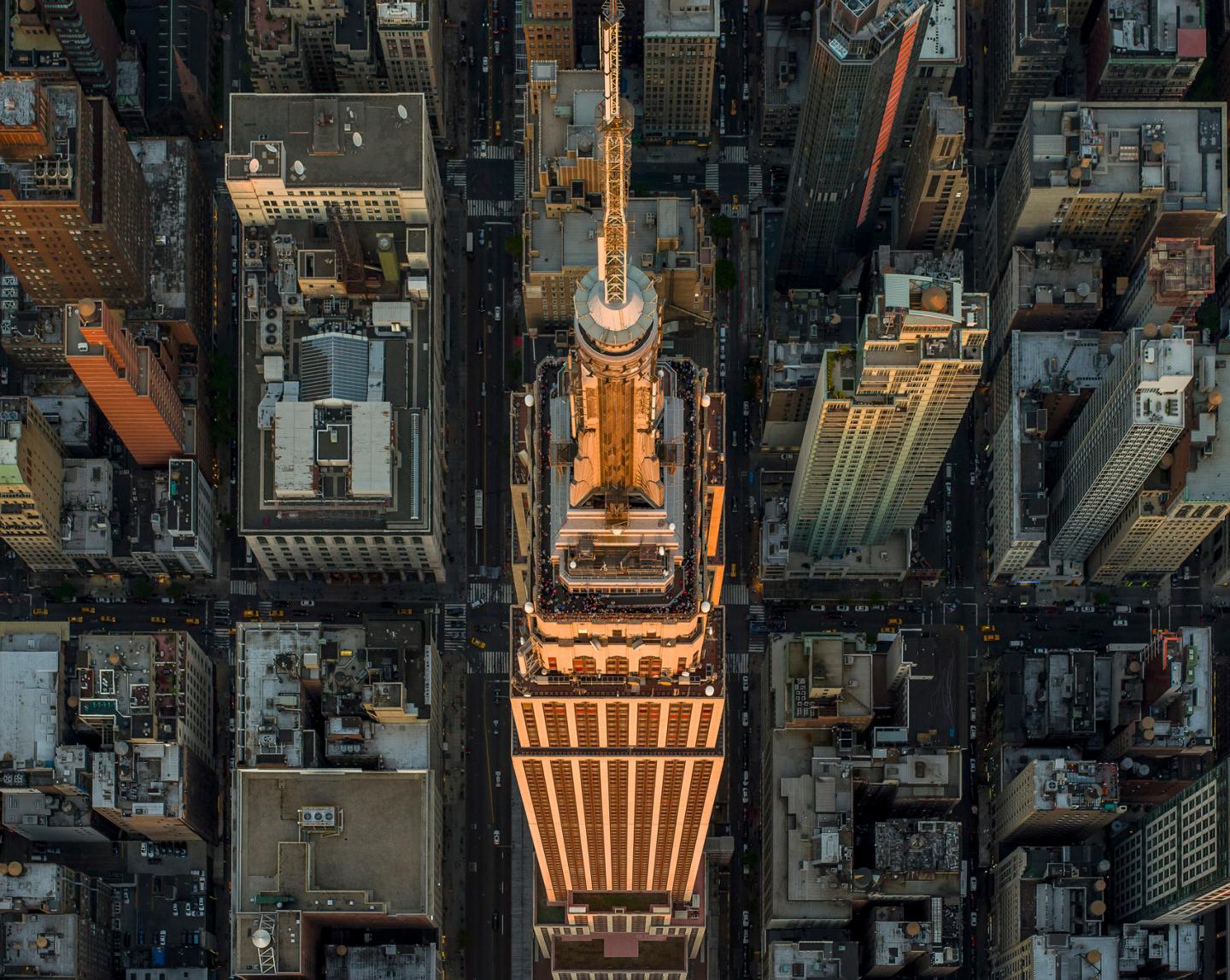 Aerial photographs Los Angeles New York City