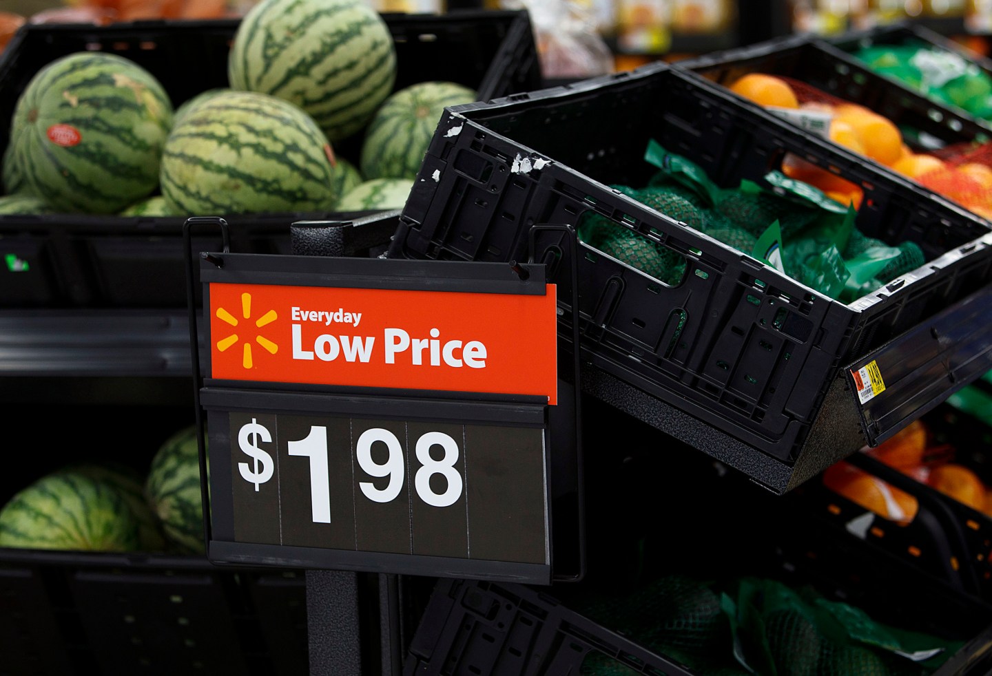 Grand Opening At A New Wal-Mart Store