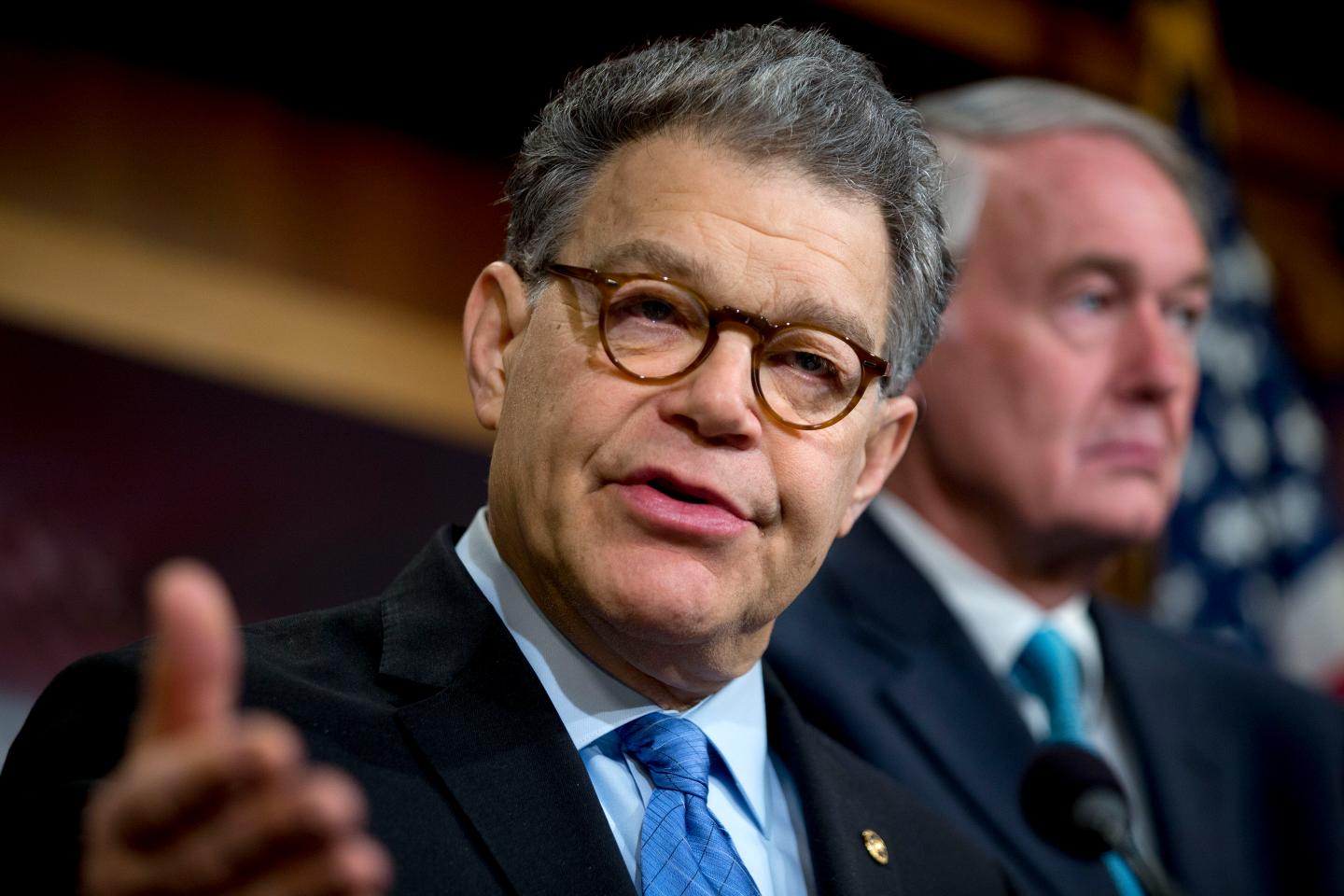 Democratic Senators Hold News Conference On Keystone Pipeline Amendments