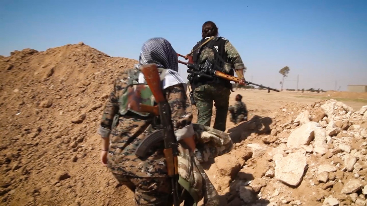 YPJ Women Fighters in Syria