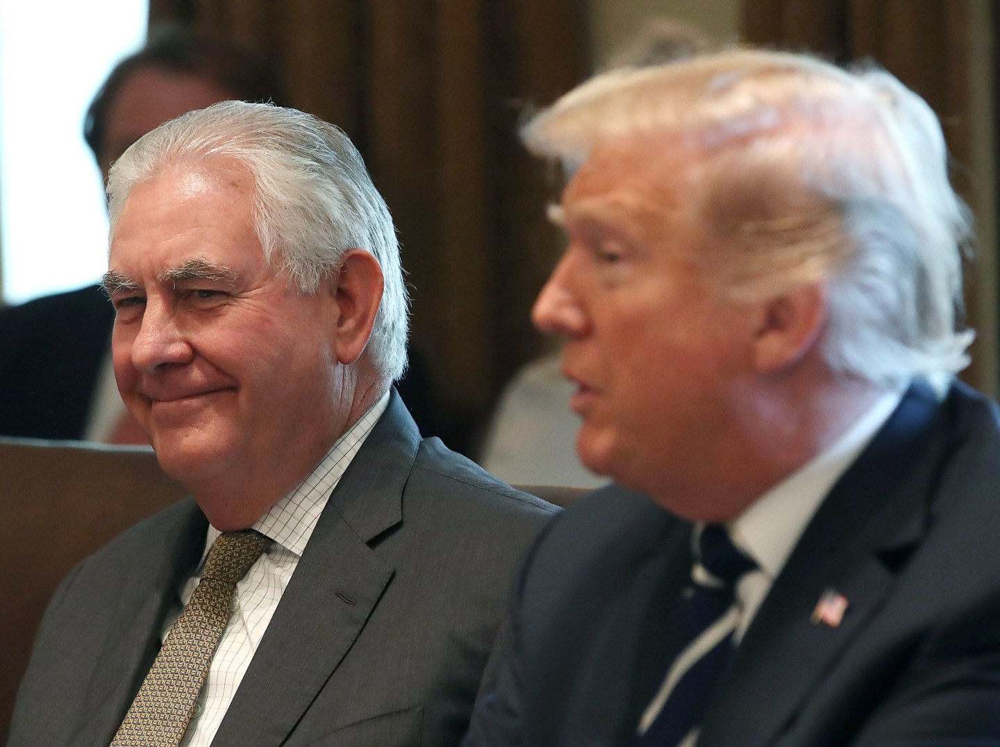 President Trump Presides Over Cabinet Meeting At White House