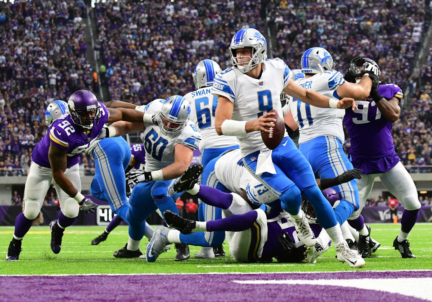 NFL: OCT 01 Lions at Vikings