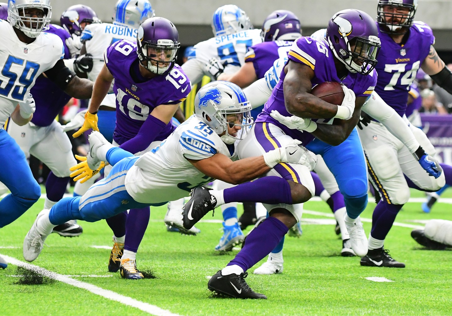NFL: OCT 01 Lions at Vikings