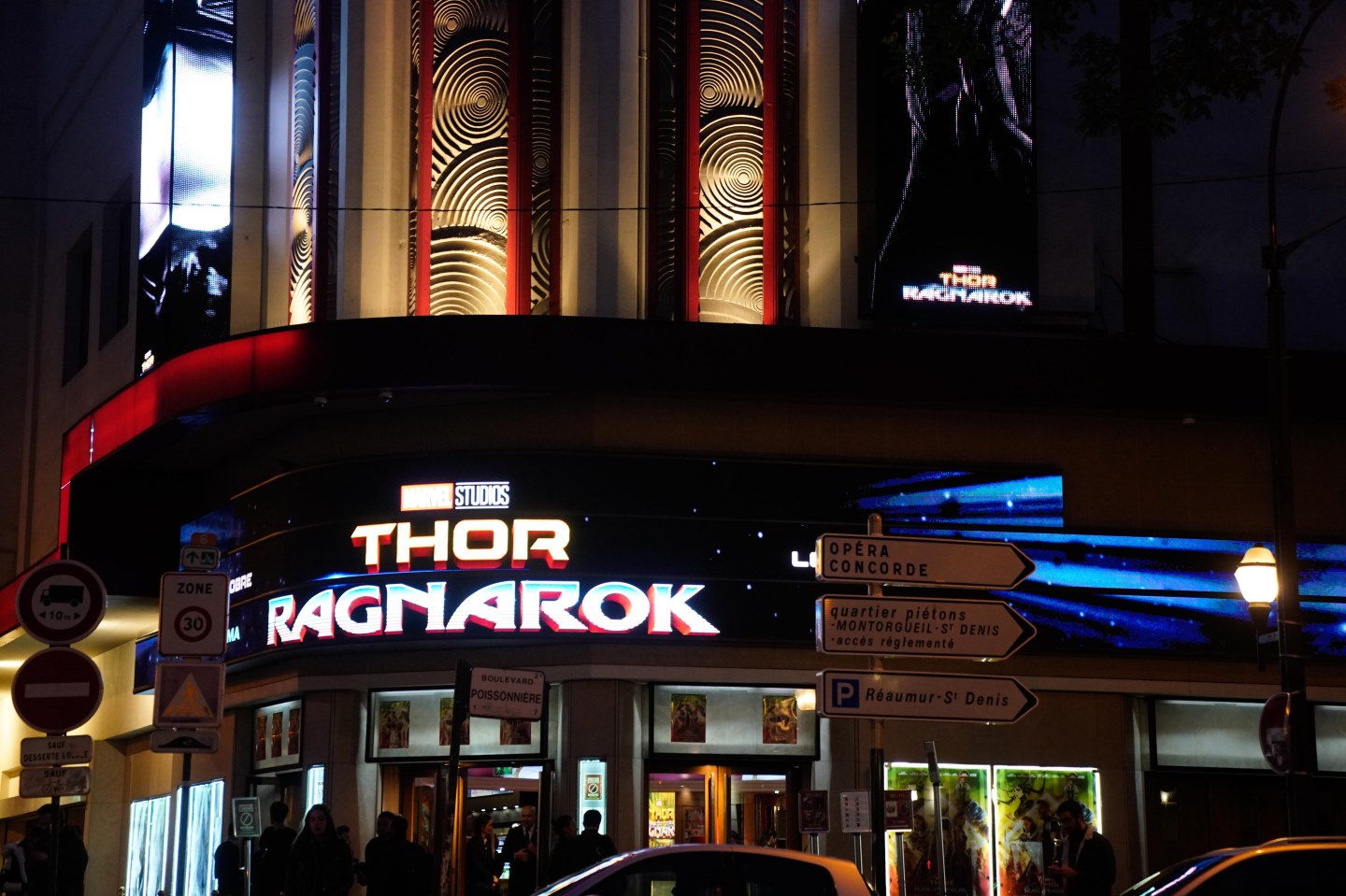 Thor Ragnarok : Paris Premiere At Le Grand Rex