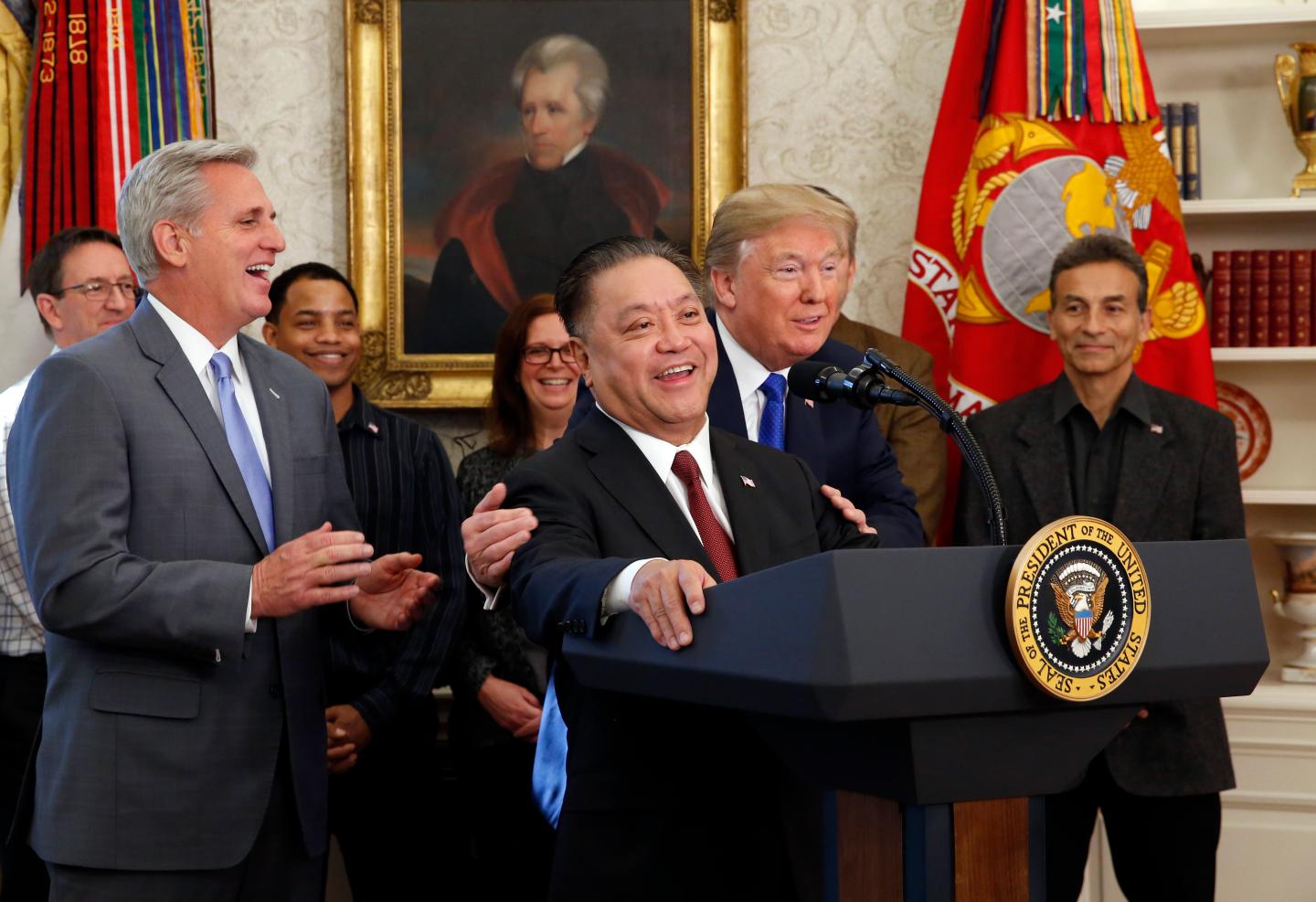 President Trump Makes Jobs Announcement at the White House