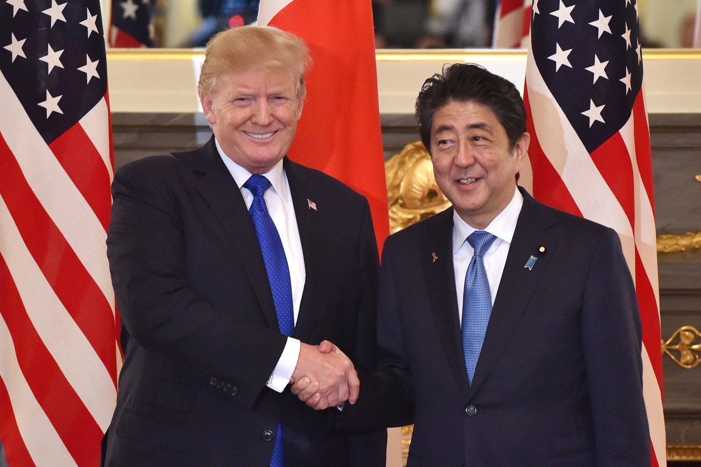 U.S. President Donald Trump's Second Day In Japan