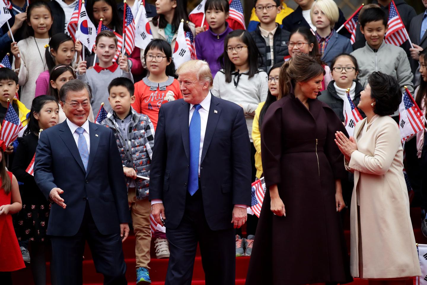 U.S. President Donald Trump Visits South Korea - Day 1