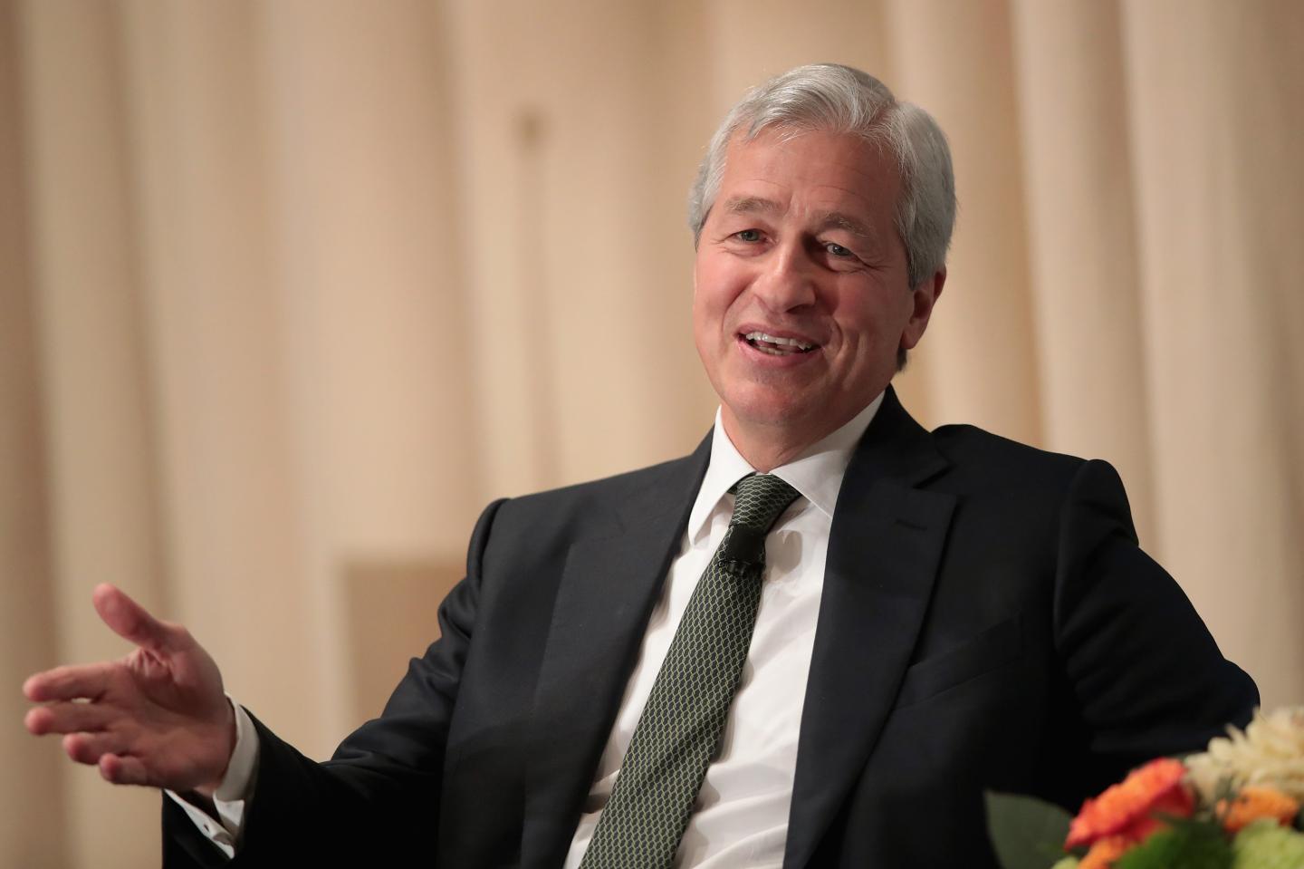 JPMorgan Chase CEO Jamie Dimon Speaks At Economic Club of Chicago