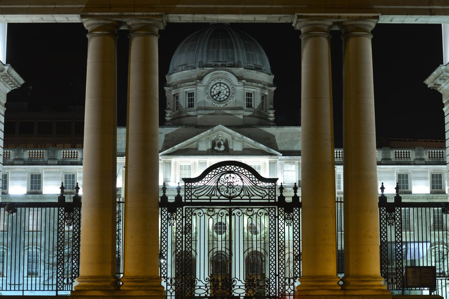 Leinster House and the Irish Government Buildings