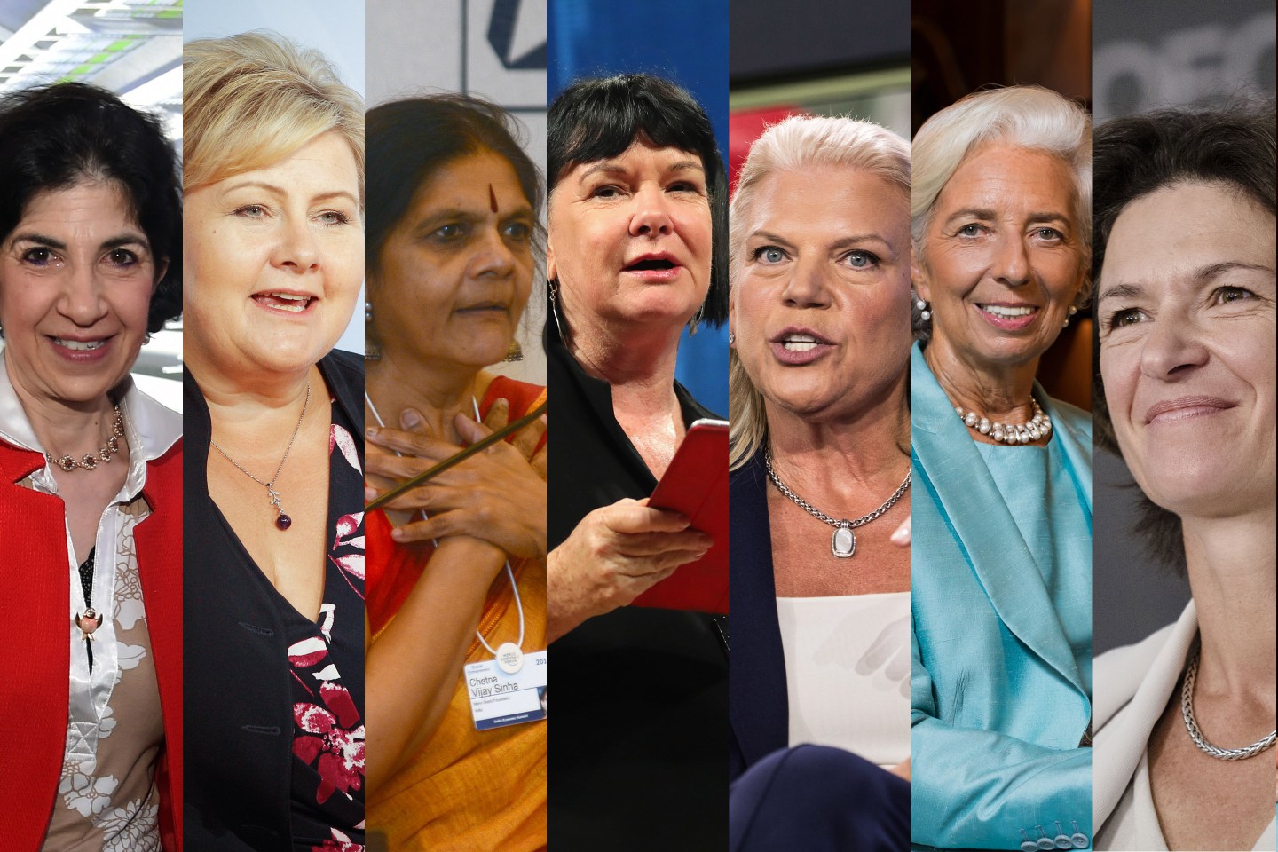 7 female co-chairs of davos