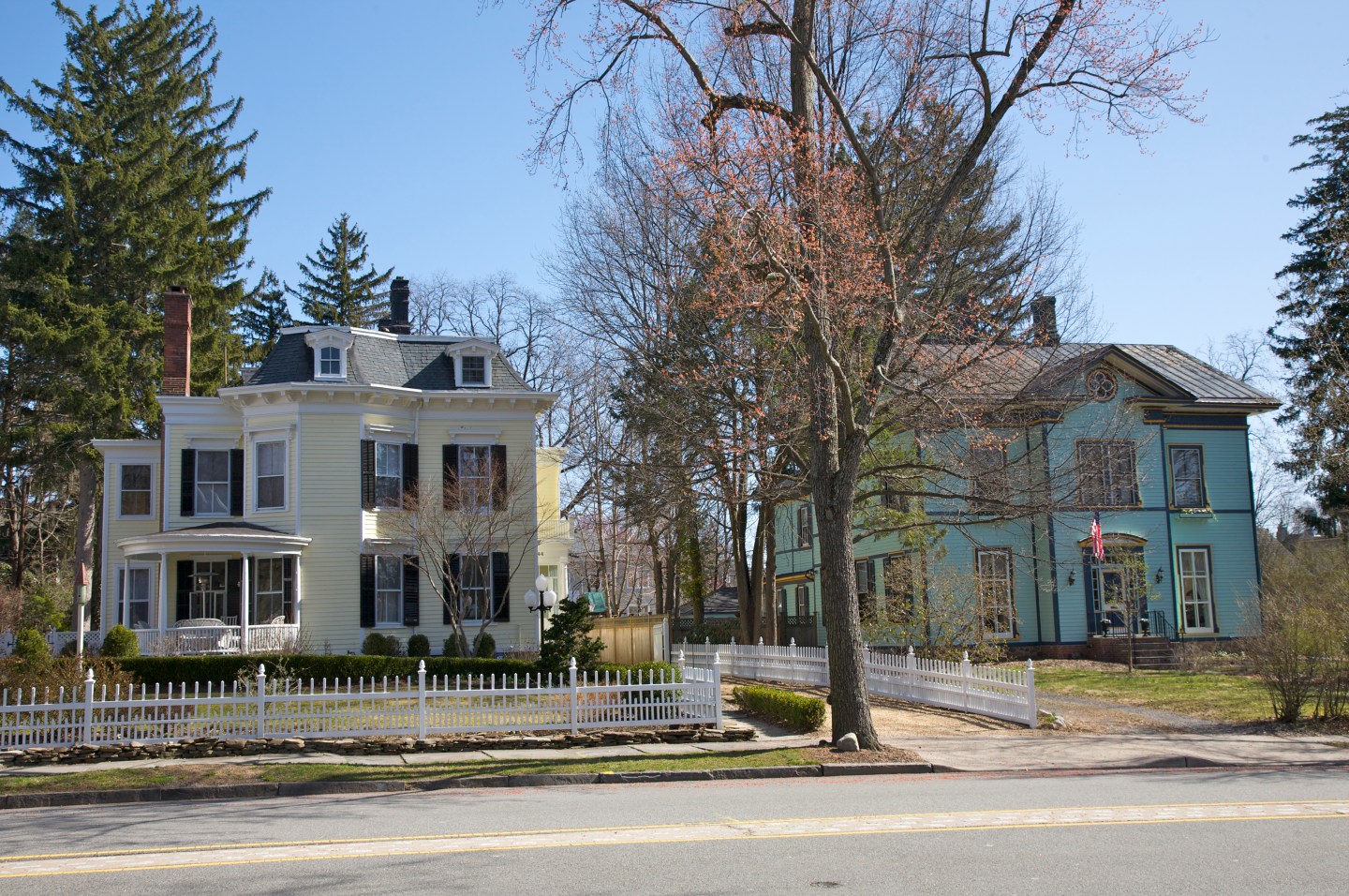 Historic homes, Morristown, Morris County, New Jersey, USA, March 2010