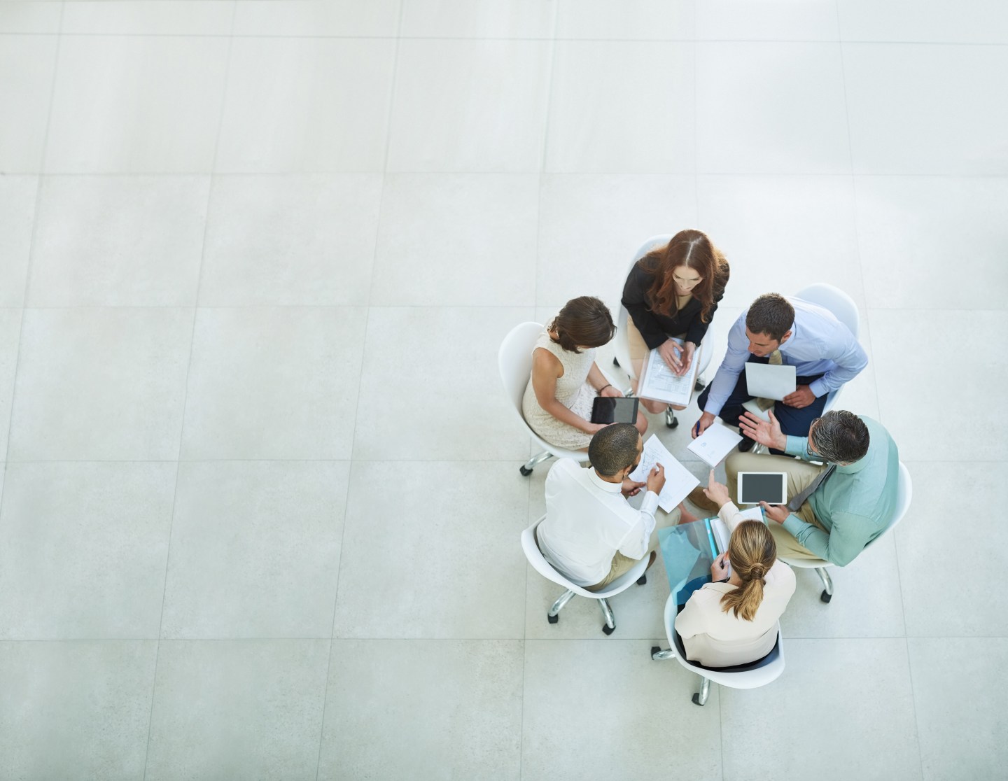 Putting their heads together