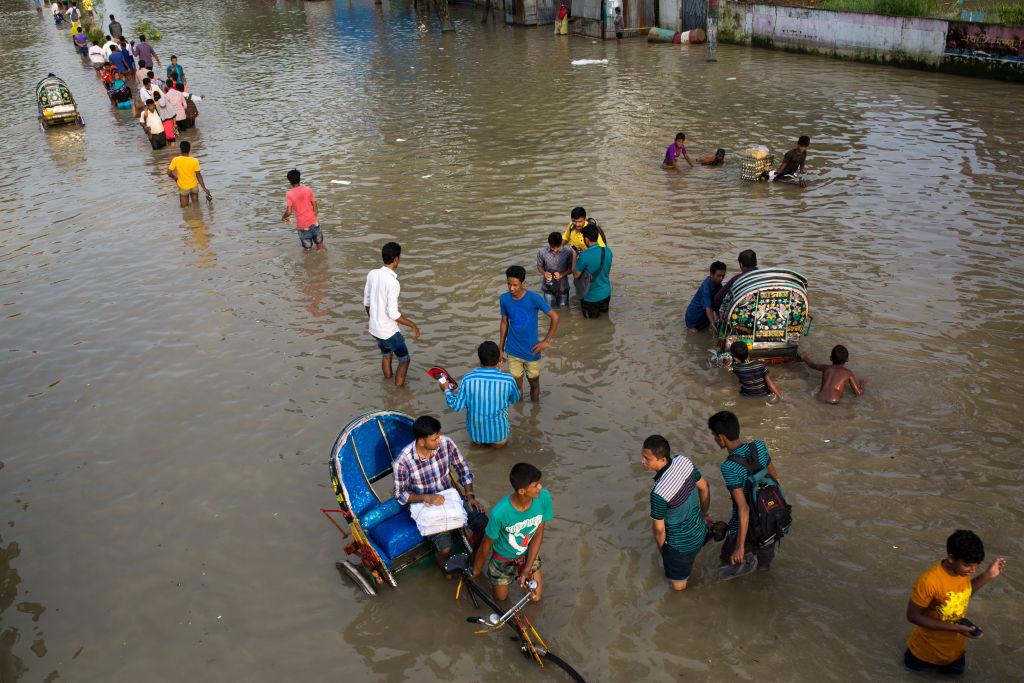 Part Of Chittagong City Goes 4-5 Feet Under Water In Bangladesh