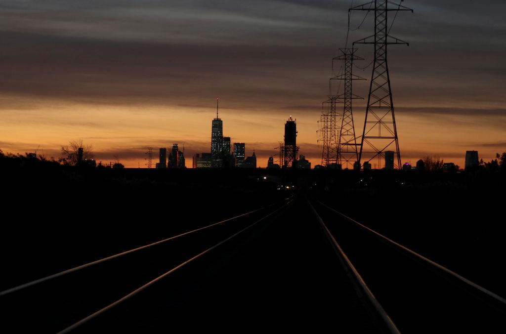 Sunrise in New York City