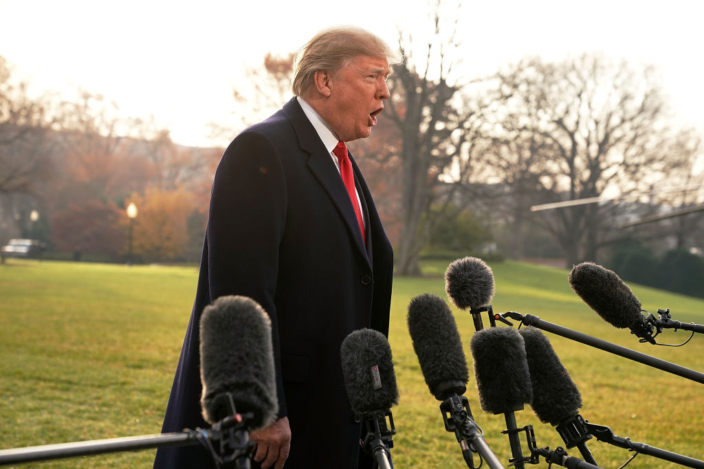 President Trump Departs The White House For An Event In Utah