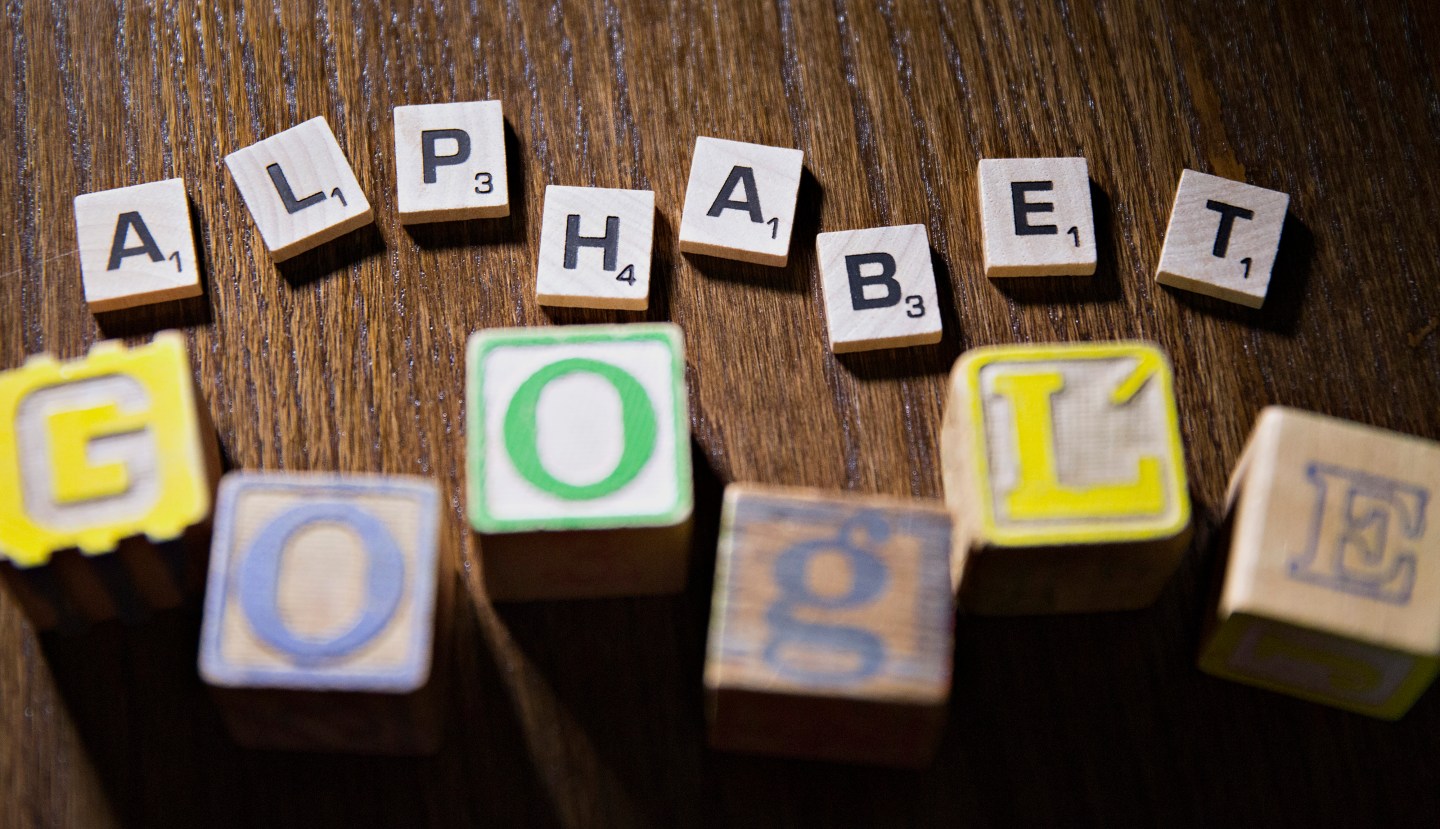 Google Rises After Creating Holding Company Called Alphabet