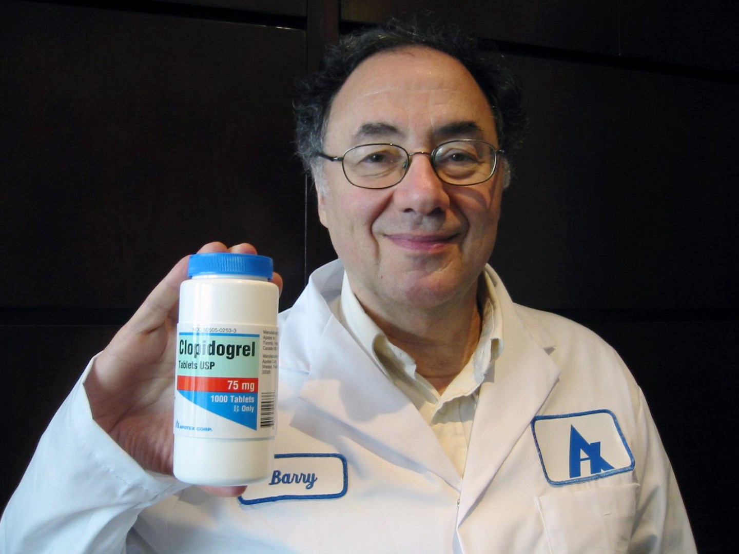 Apotex Inc. Chief Executive Officer Barry Sherman poses with