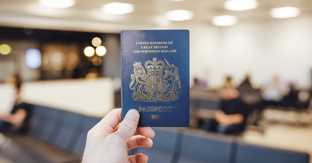 The blue British passport, which will debut in 2019.