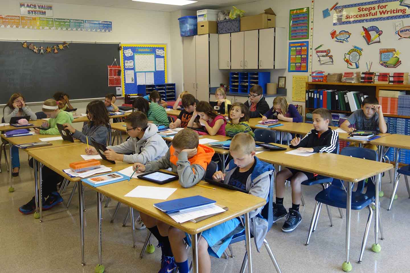 Middle School Classroom, Wellsville, New York