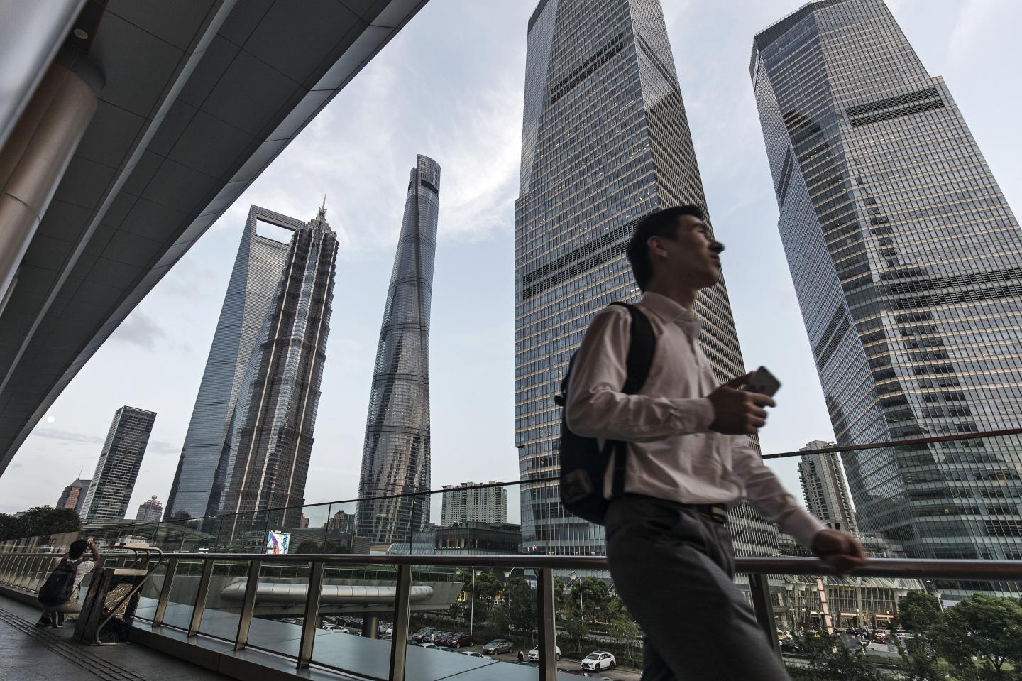 General Views of Pudong as PBOC Cash Withdrawals Seen Denting Sentiment