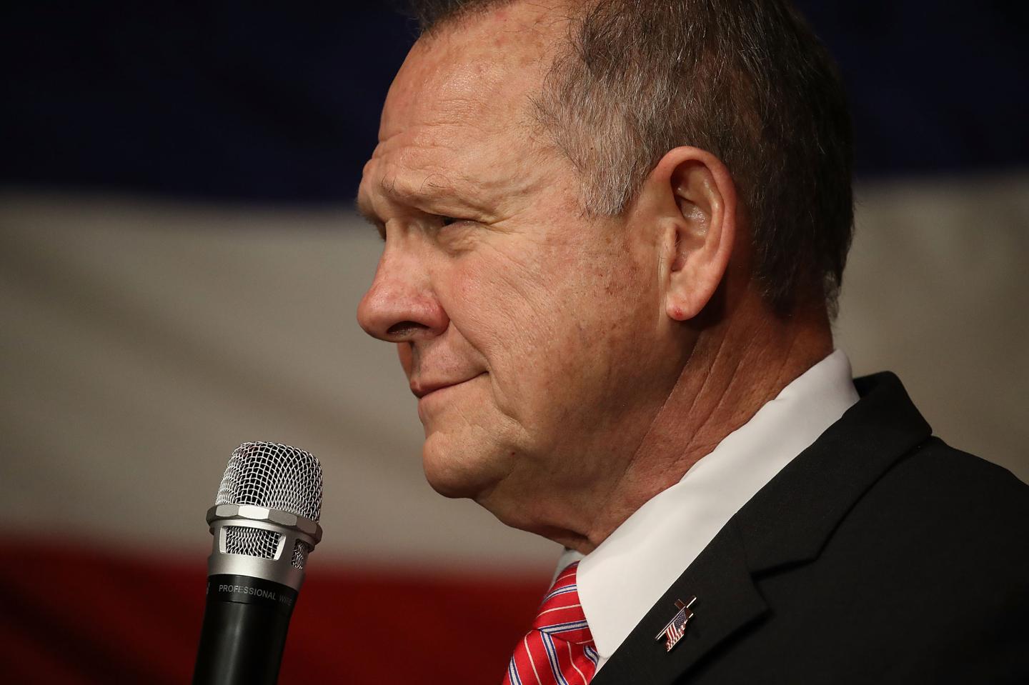 Steve Bannon Joins Alabama Senate Candidate Roy Moore At Campaign Rally