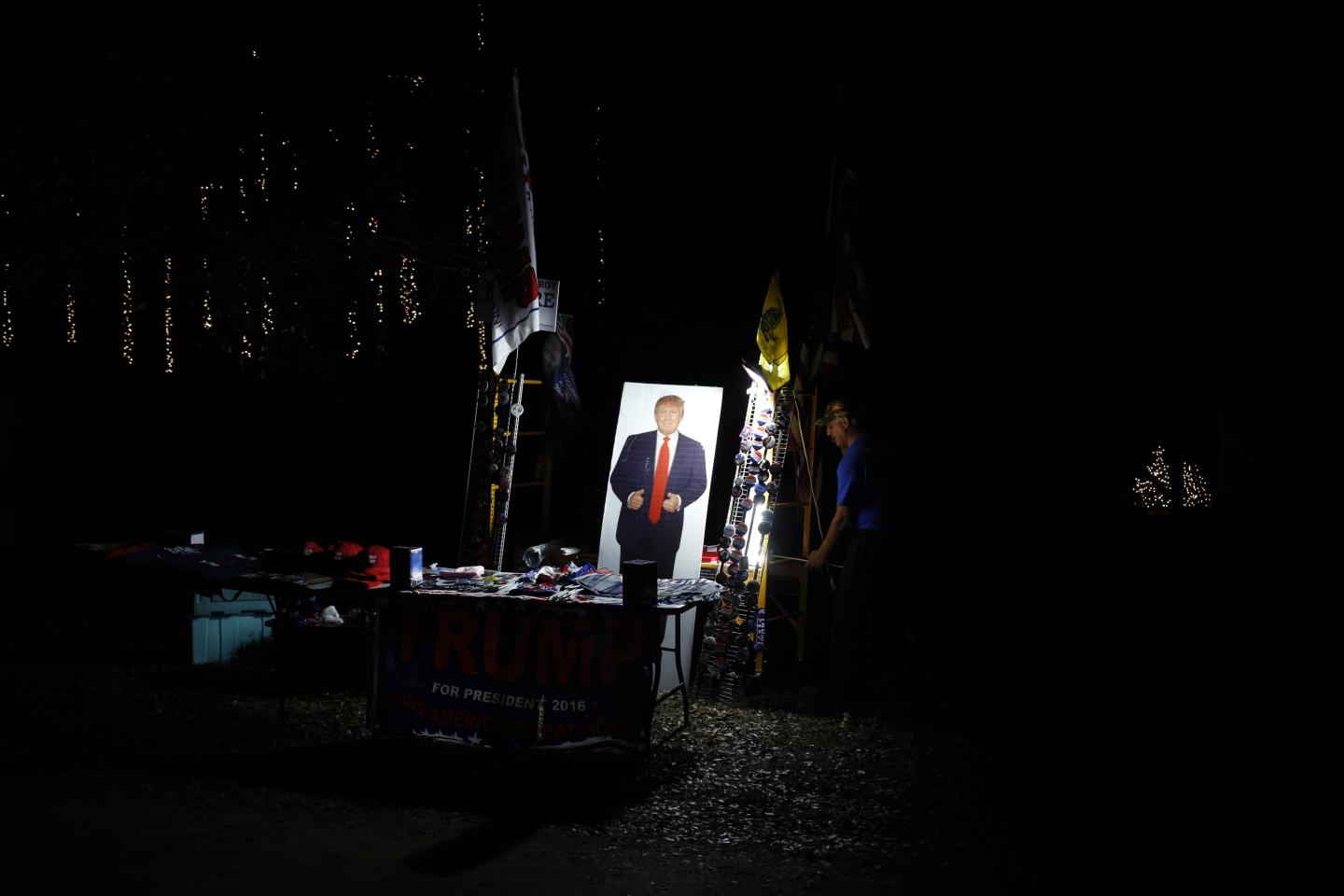 Republican Senate Candidate Roy Moore Holds Election Eve Rally