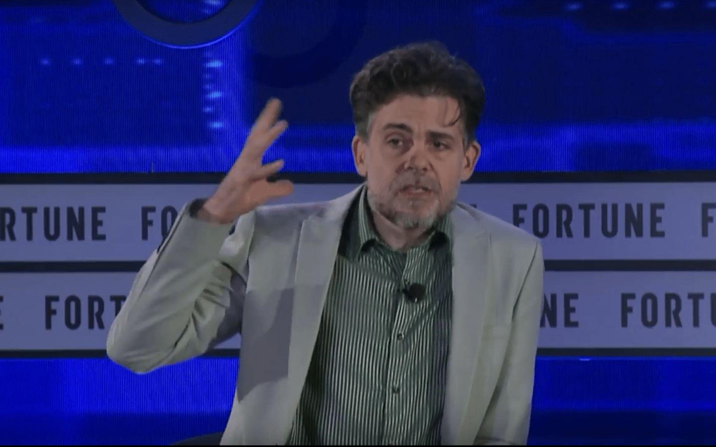 Hanson Robotics founder David Hanson speaks at the Fortune Brainstorm Tech International conference.