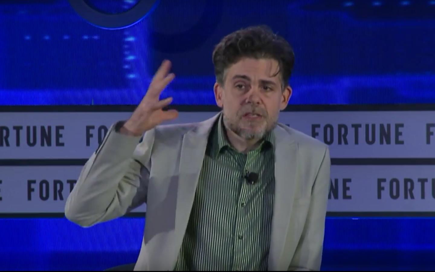 Hanson Robotics founder David Hanson speaks at the Fortune Brainstorm Tech International conference.