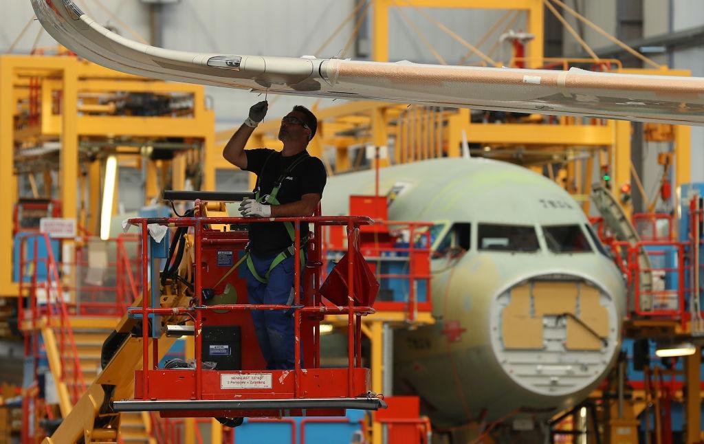 Airbus A320 Assembly At Hamburg Factory
