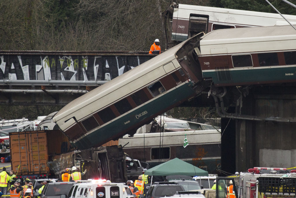 Amtrak Train Derails South Of Seattle