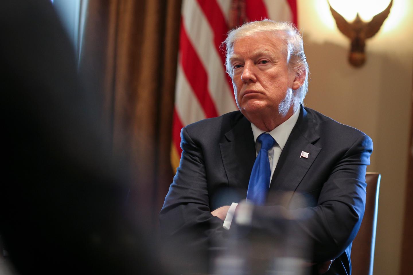 President Trump meets with bipartisan members of the Senate