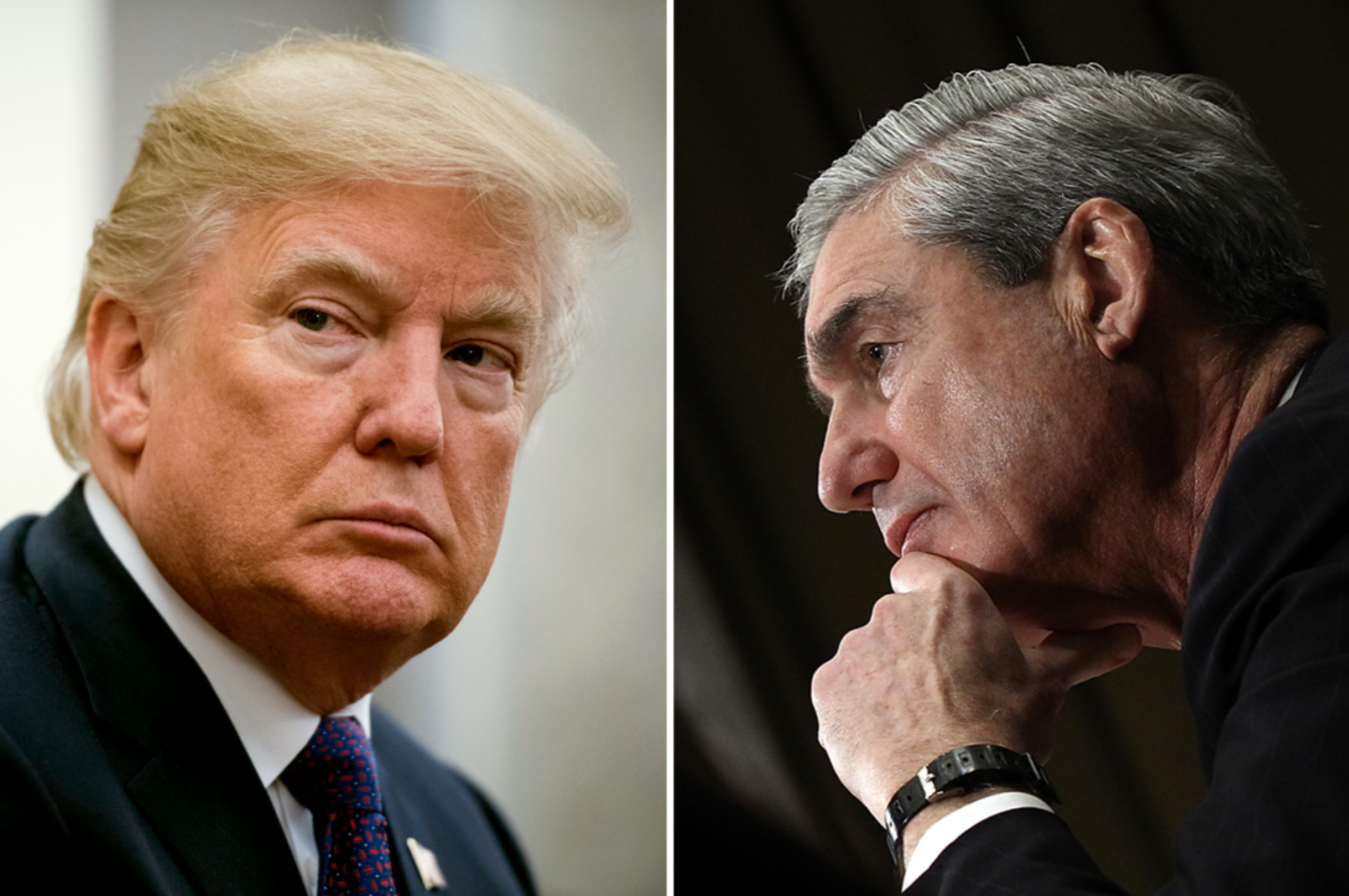 Donald Trump and Robert Mueller