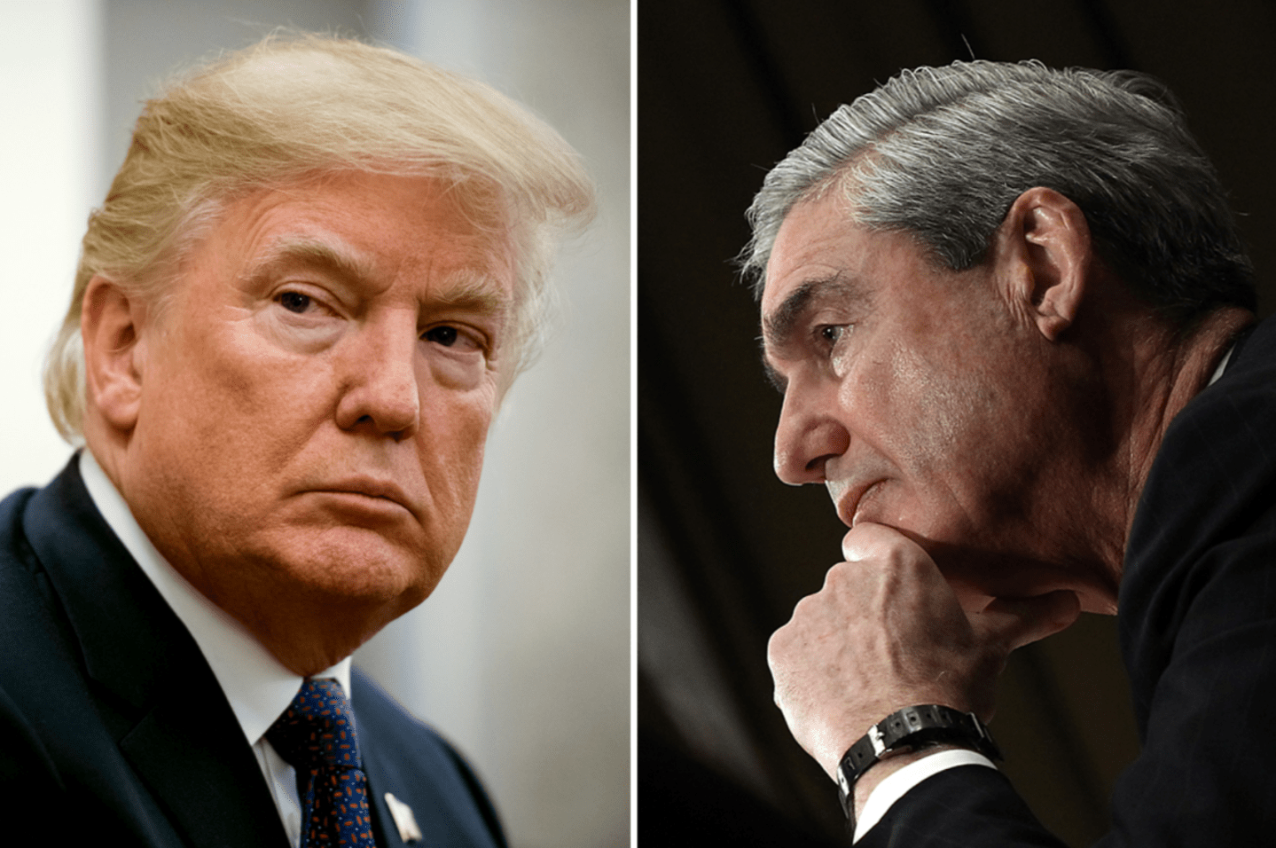 Donald Trump and Robert Mueller