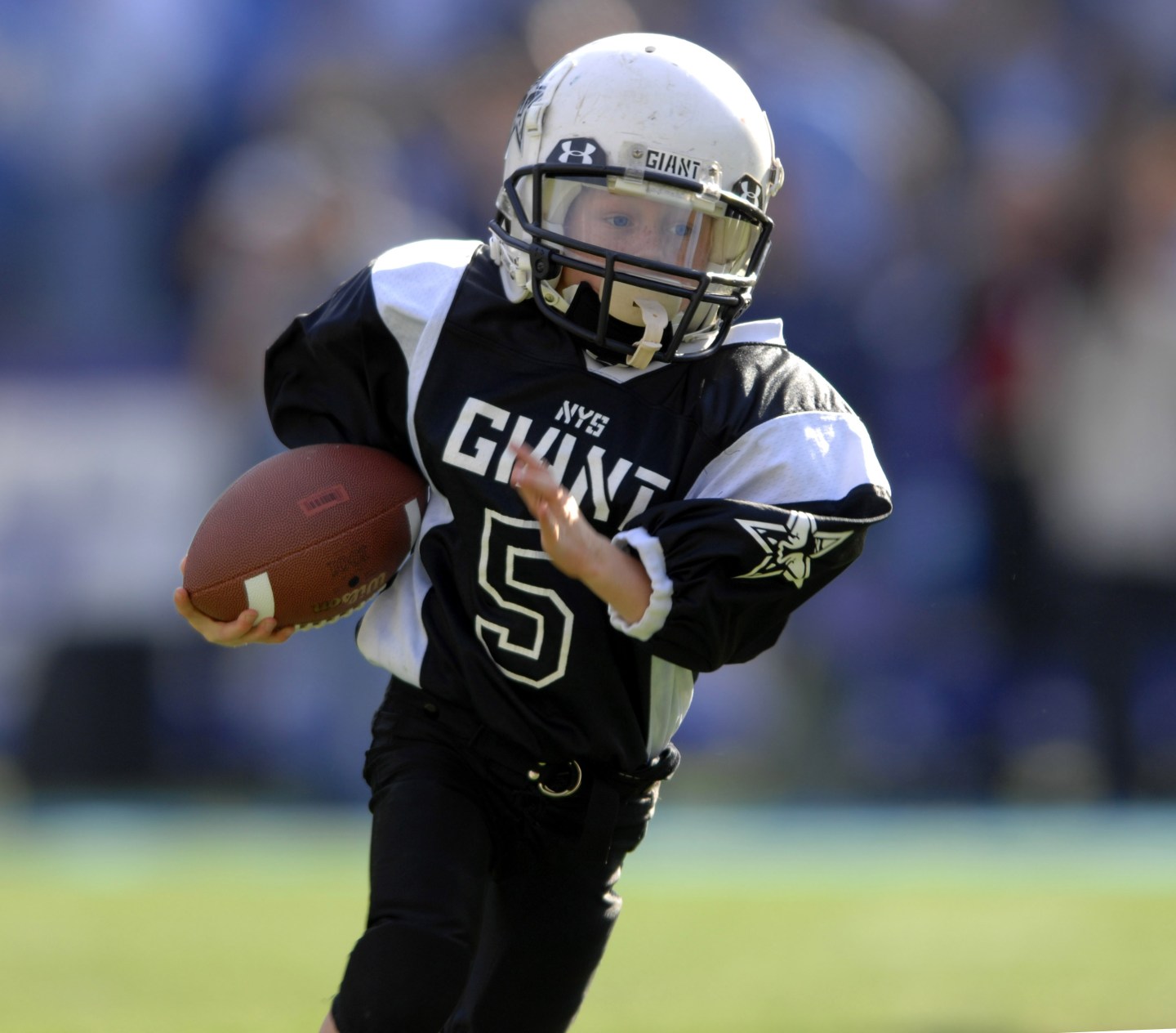 Pee-Wee football player