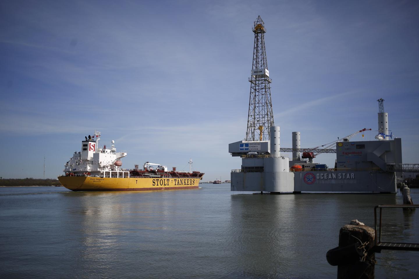 Operations At The Port Of Galveston Ahead Of Trade Balance Figures