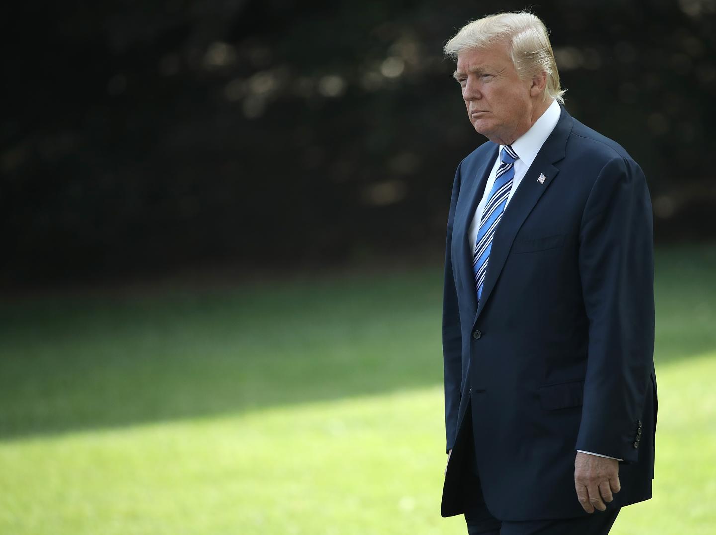 President Trump Departs The White House En Route To West Virginia