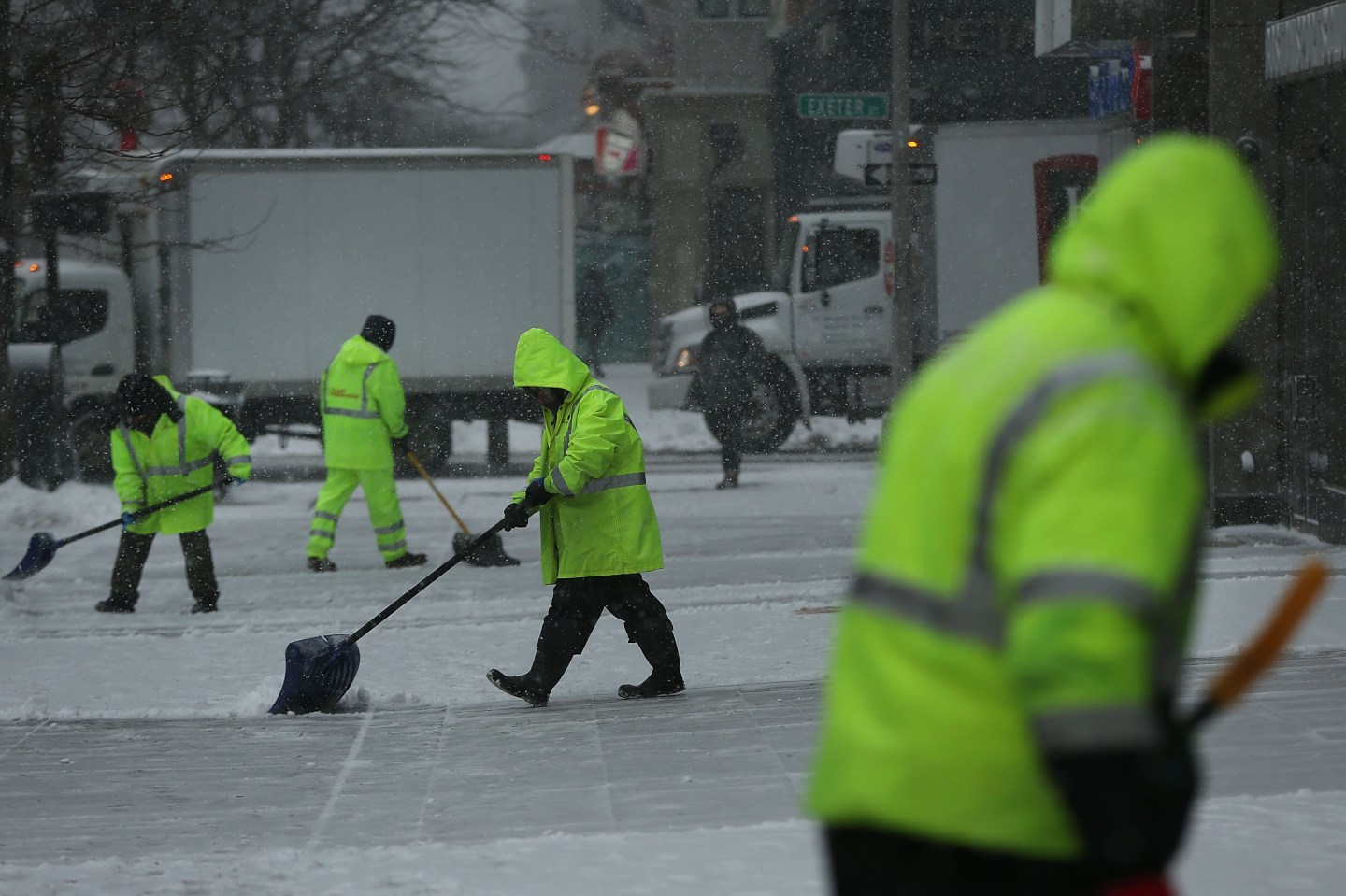 Massive Winter Storm Brings Snow And Heavy Winds Across Large Swath Of Eastern Seaboard