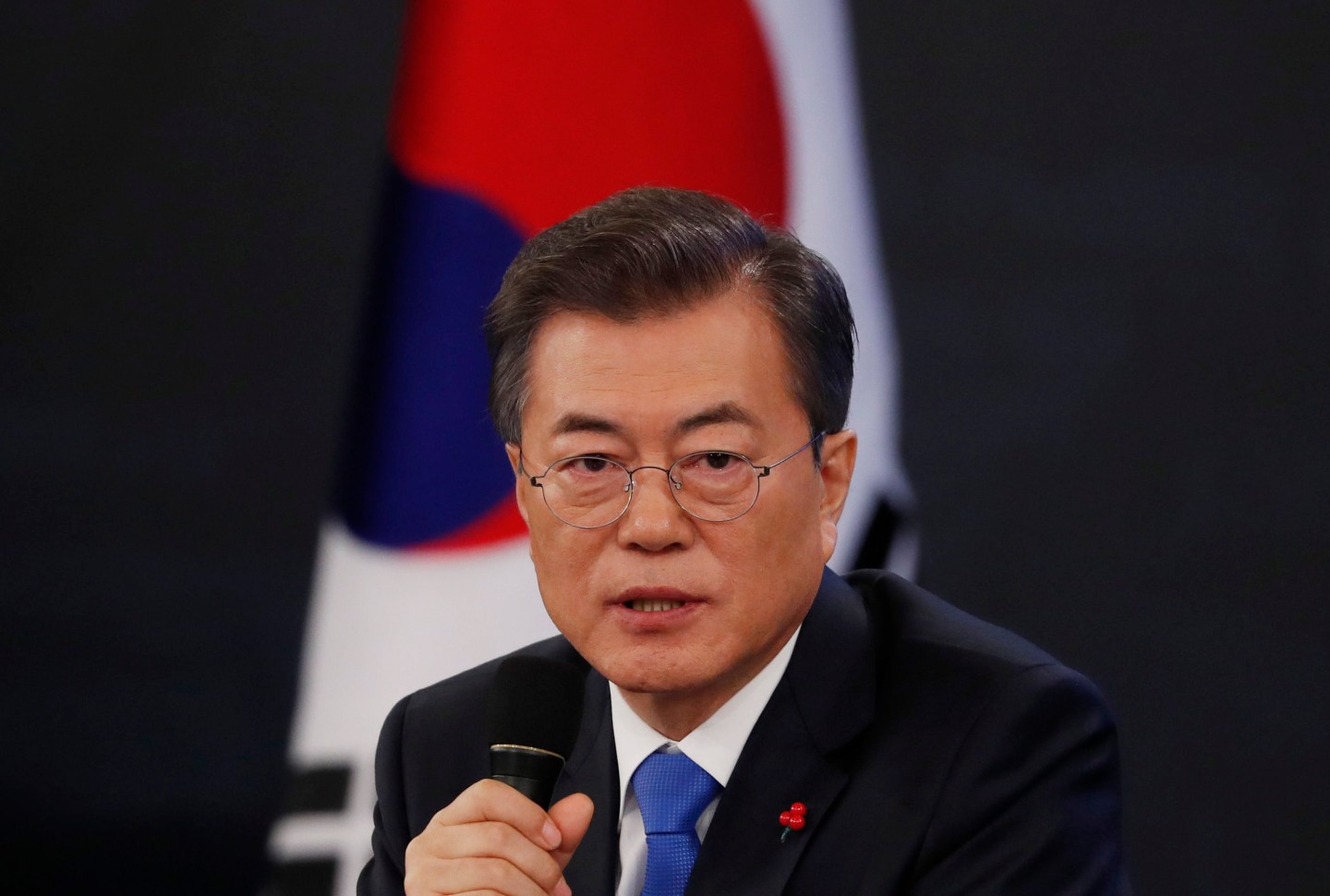 South Korean President Moon Jae-In Holds New Year Press Conference