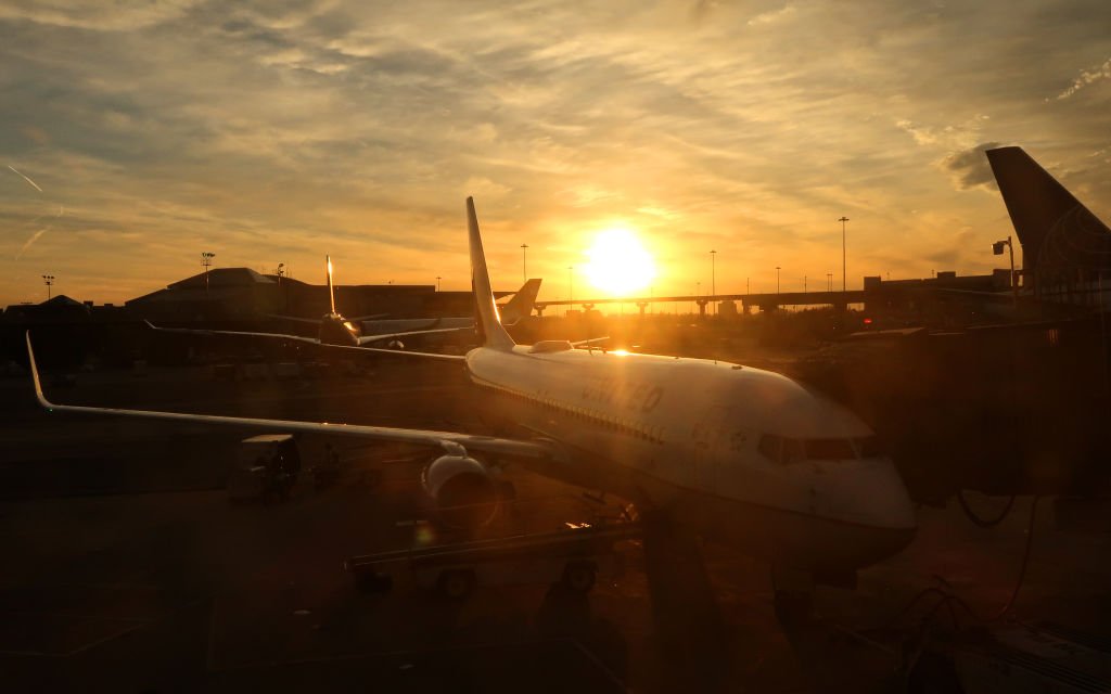 Airplanes at Newark Liberty Airport