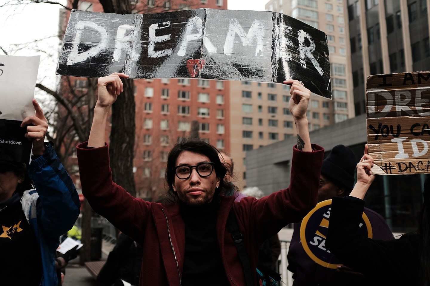 Activists In New York Protest Government Shutdown