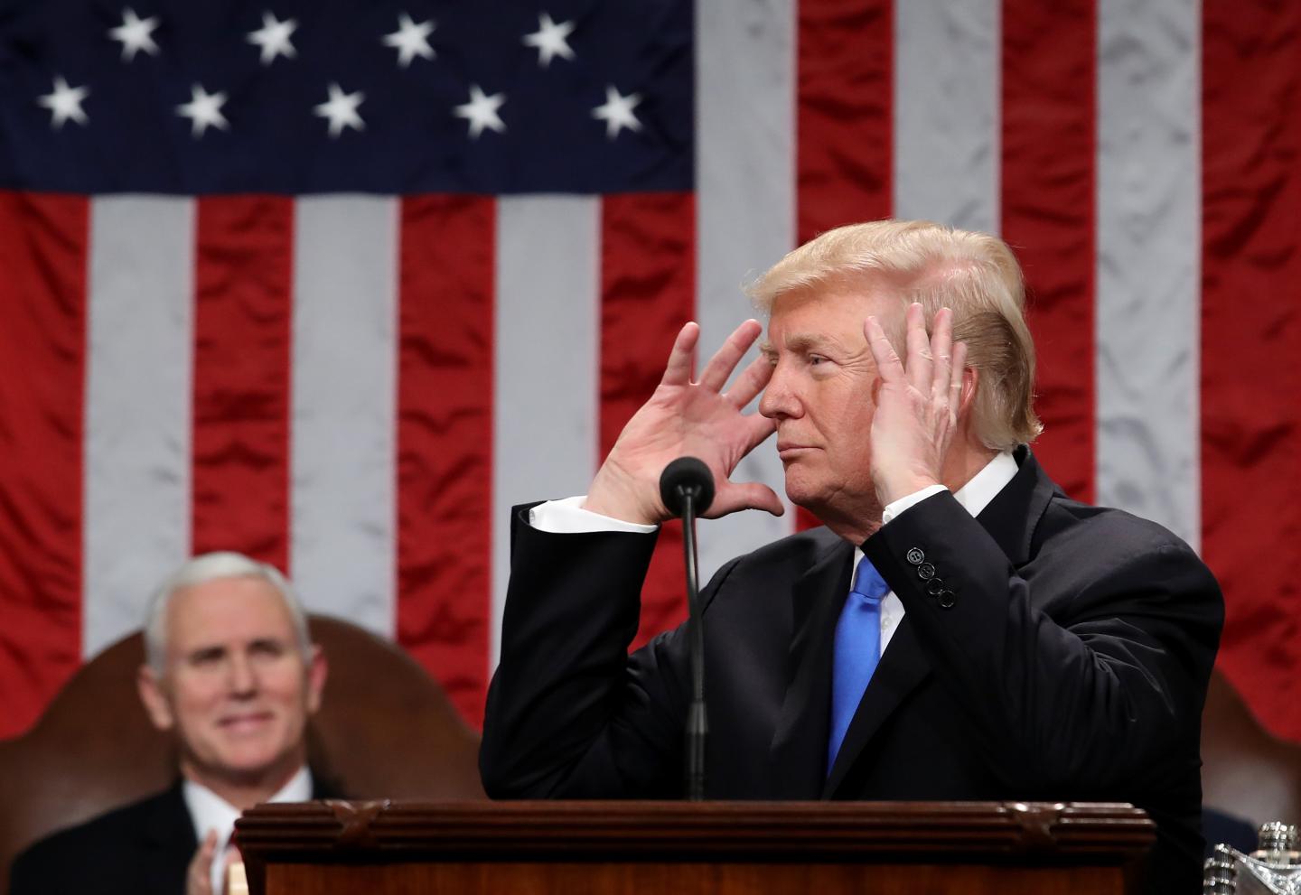 President Trump Delivers His First State Of The Union Address