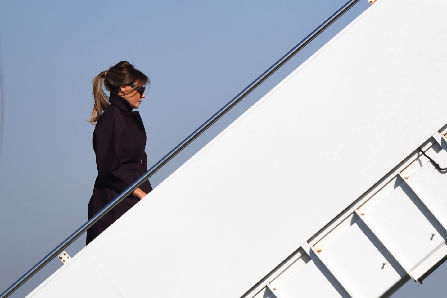 Melania Trump Air Force One