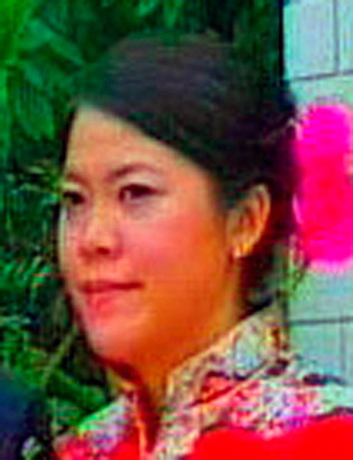 The undated video grab shows Yang Huiyan, China's wealthiest person, during her wedding ceremony