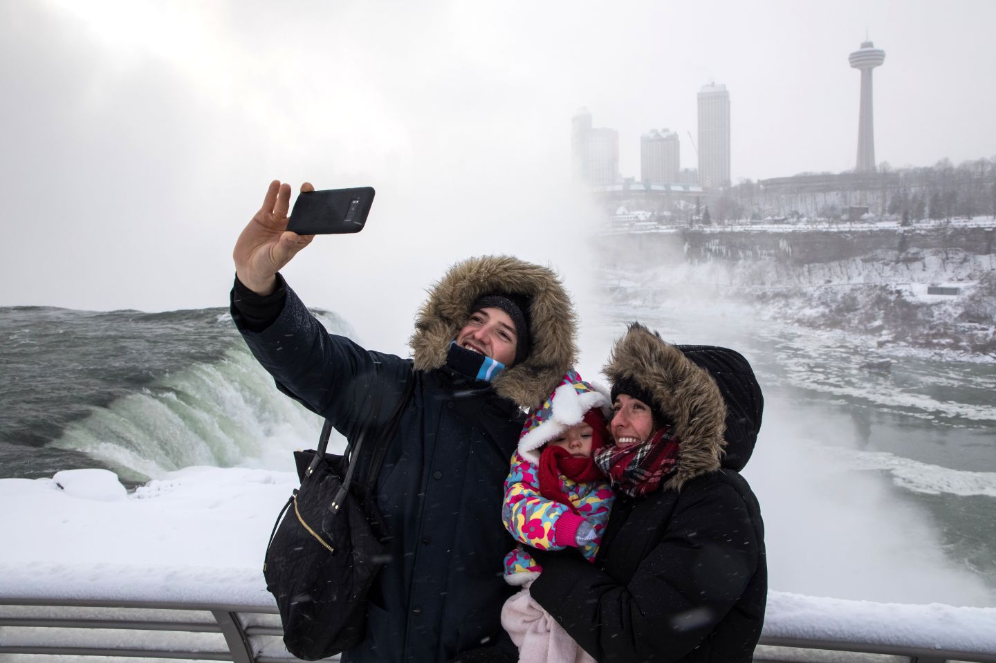 Seasonal weather, New York, USA - 31 Dec 2017