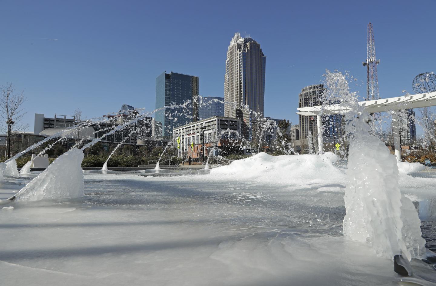 Deep Freeze Deep South, Charlotte, USA - 02 Jan 2018