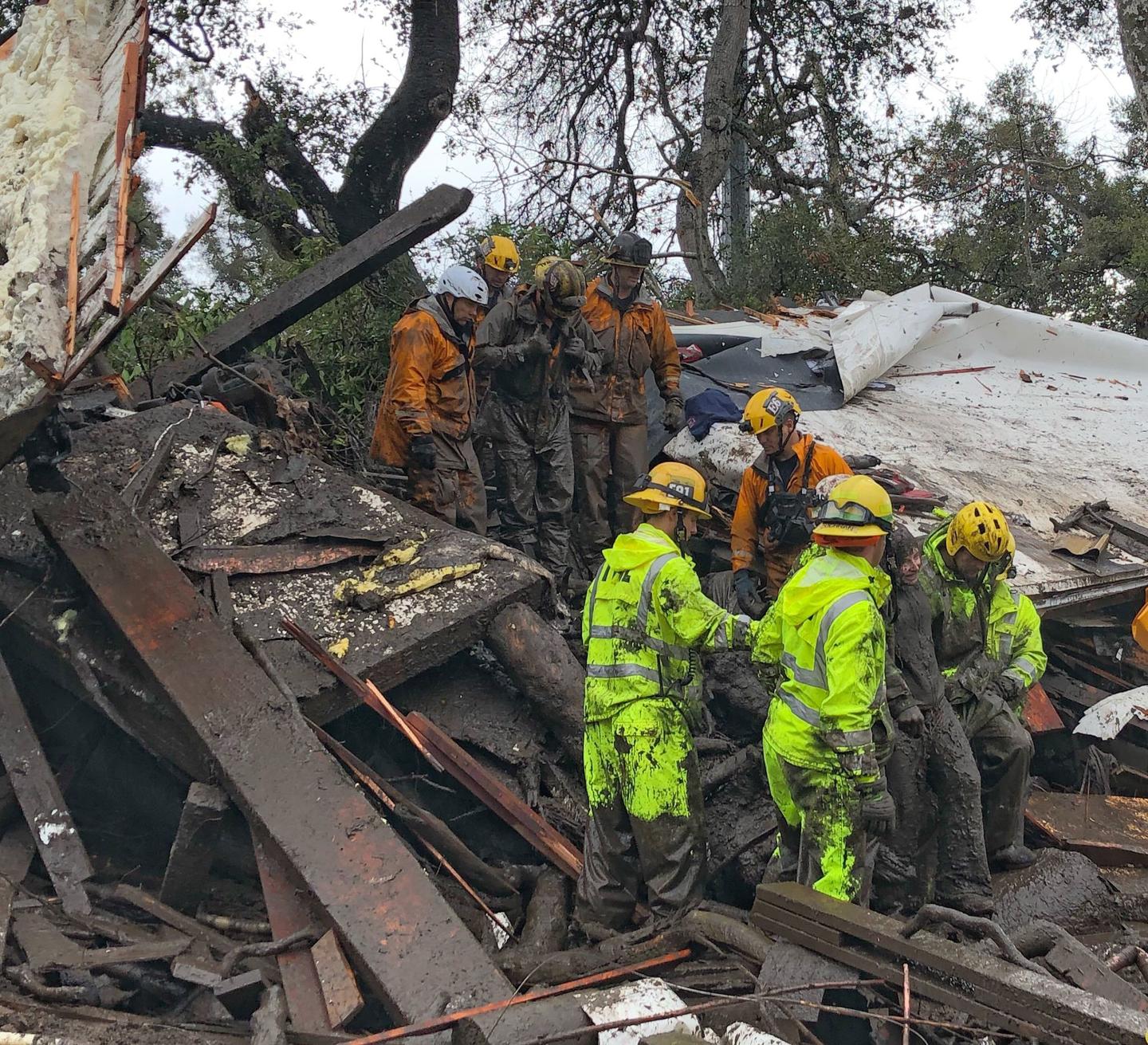 Mudslide Rain California